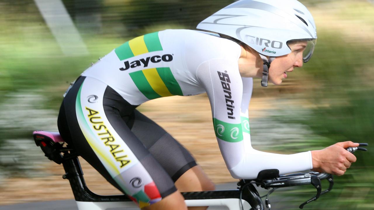 UCI road world championships in Geelong. Elite Women Time trials. Australia's Shara Gillow at eastern gardens