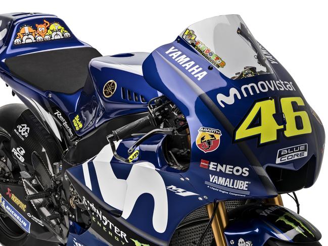 Images of the new Movistar Yamaha MotoGP livery for 2018. Pic: Yamaha