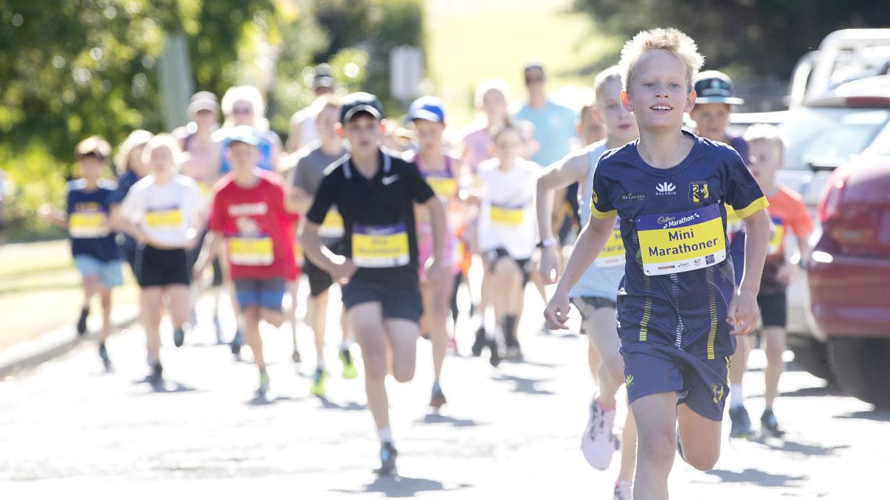 Cadbury Marathon 1km. Picture: Chris Kidd