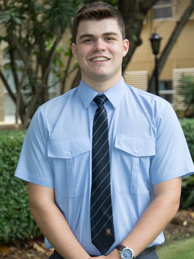 Brisbane Grammar School student Lewis Luck received an ATAR of 99.95. Picture: Supplied