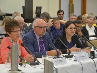 PANEL TALK: Speaking on the issues surrounding aged care and voluntary assisted dying are (from left) Janet Newlands, Ross Musgrove, Dr Patricia Lee-Apostle and Dr Lilantha Basnayake. Picture: Alexia Austin