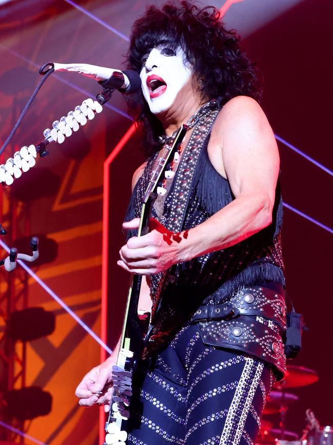 KISS play the Brisbane Entertainment Centre. Picture: Steve Pohlner