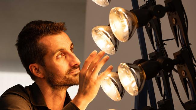 University of Sydney Horizon fellow Federico Tartarini in the university's Indoor Environmental Quality Lab. Photo: Aby Felman.