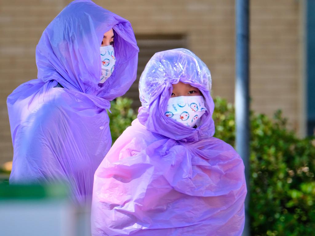 Quarantining hotel guests at the Holiday Inn were moved to a new location after the cluster continued to grow. Picture: Luis Ascui/AAP