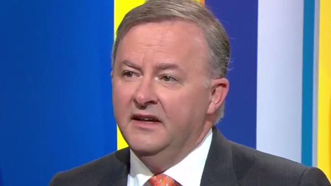 Anthony Albanese has criticised the government over its refusal to consider winding back negative gearing Picture: Today/Channel 9