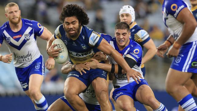 Isaiah Papali'i of the Eels. Picture: Mark Evans/Getty Images