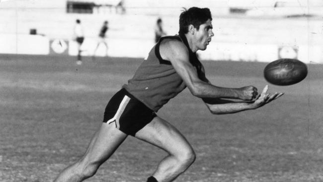 Robert Muir at West Torrens training in 1979.