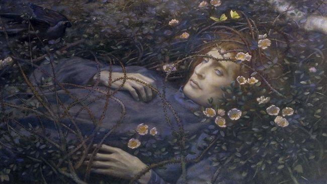 Oh, What's That In The Hollow, by artist Edward Robert Hughes circa 1893