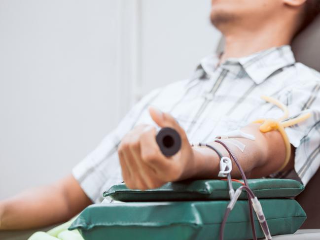 Brisbane News - Beauty, Health and Wellness.Transfusion blood donation,blood donor at hospital, Healthcare and charity concept