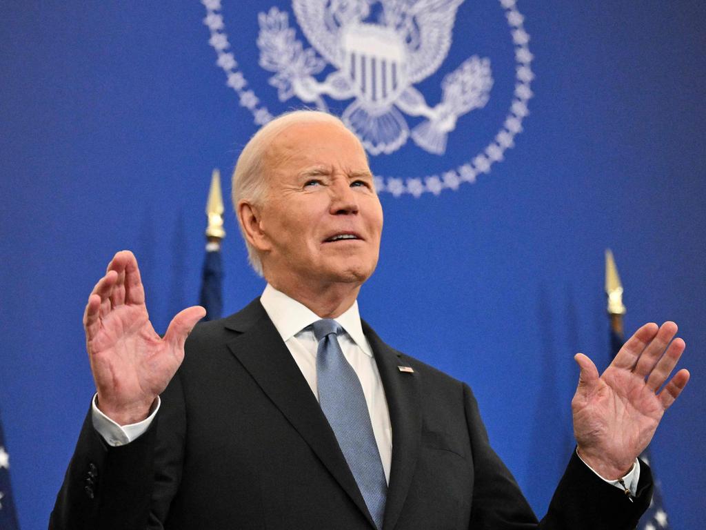 Biden, now 82, bowed out of the race on July 21 following a Democratic Party revolt over his disastrous performance in a June 27 debate against former — and future — President Donald Trump. (Photo by ROBERTO SCHMIDT / AFP)