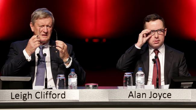 Leigh Clifford and Alan Joyce have been a great partnership at Qantas. Picture: Stuart McEvoy