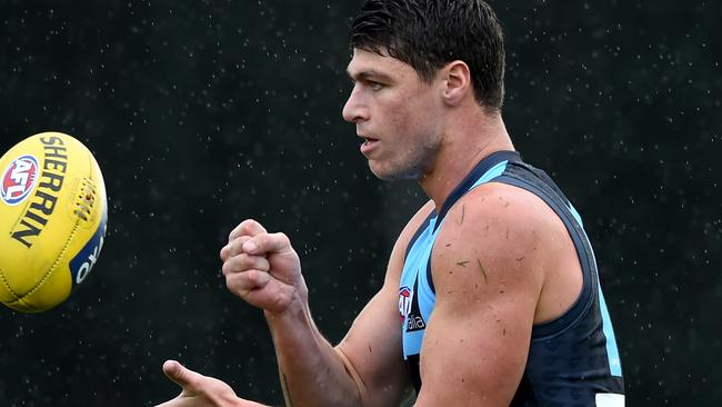 Jonathon Patton will play his 50th game this week. Picture: Getty Images.