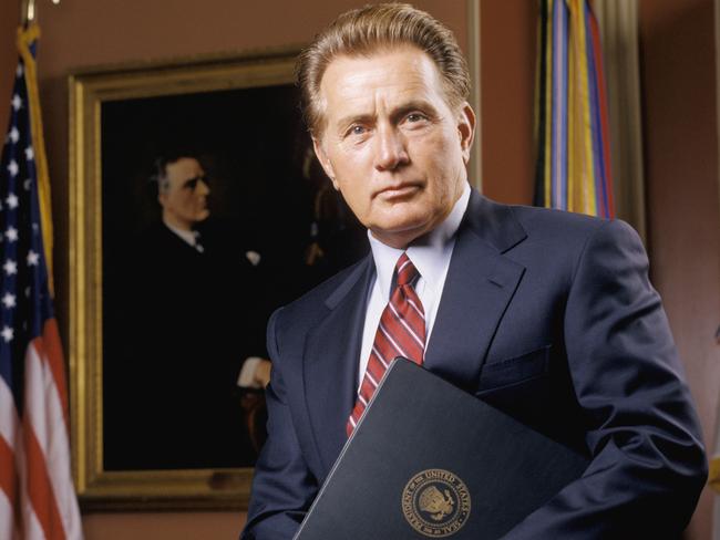 Actor Martin Sheen in a scene from TV show 'The West Wing'.