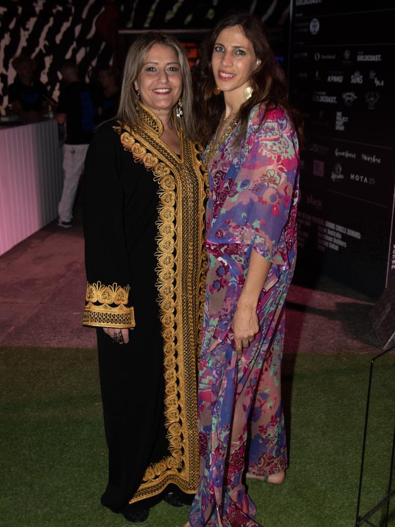 Rania Mugharbel and Dina Halteh at the launch of Bleach* Chez Nous. Picture: Andrew Meadowcroft.