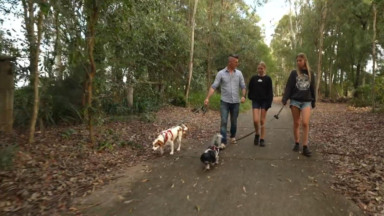 Emma Lovell's widower, Lee Lovell, said his daughters are what gets him up in the morning while managing the grief of losing his wife, and best friend for 22-years. Photo: A Current Affair