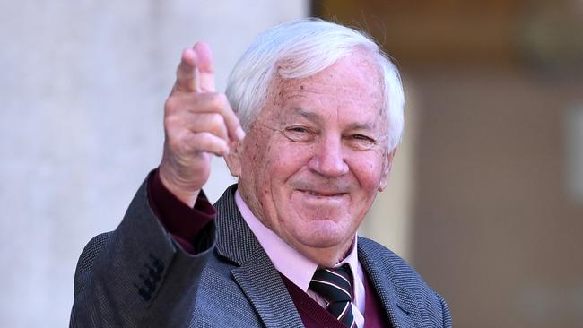 Former Kimberley College principal Paul Thomson outside the Supreme Court in Brisbane. Picture: Dan Peled