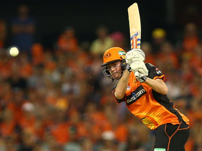 Ashton Turner delivered a devastating knock for the Scorchers. Picture: Getty Images