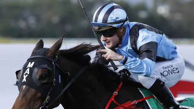 Reece Jones is looking to make it two from two with Sharp Shock at Port Macquarie. Picture: Getty Images