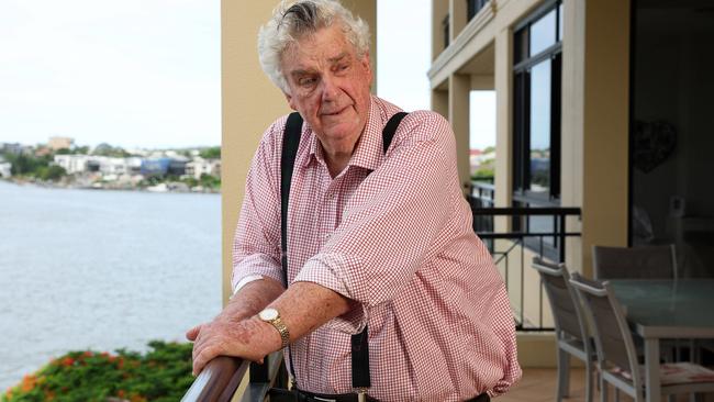 Former politician Ron Boswell at his home East Brisbane. Picture: Liam Kidston