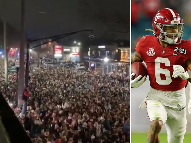 Crazy scenes in Tuscaloosa after DeVonta Smith smashed so many records.