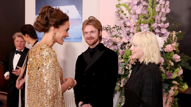 Finneas focuses on not doing the wrong thing while meeting royals at James Bond premiere. Picture: Getty.