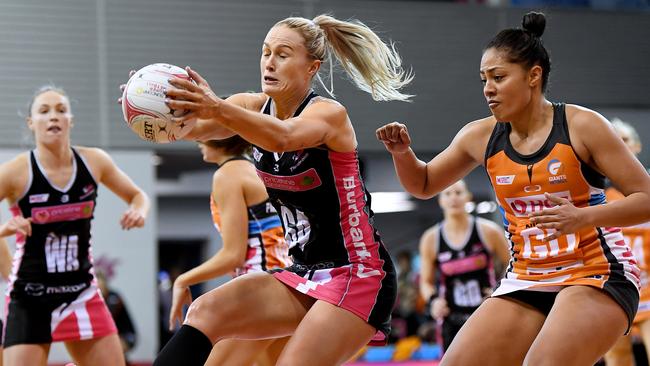 Super Netball players have agreed on a pay cut. Picture: Mark Brake/Getty Images