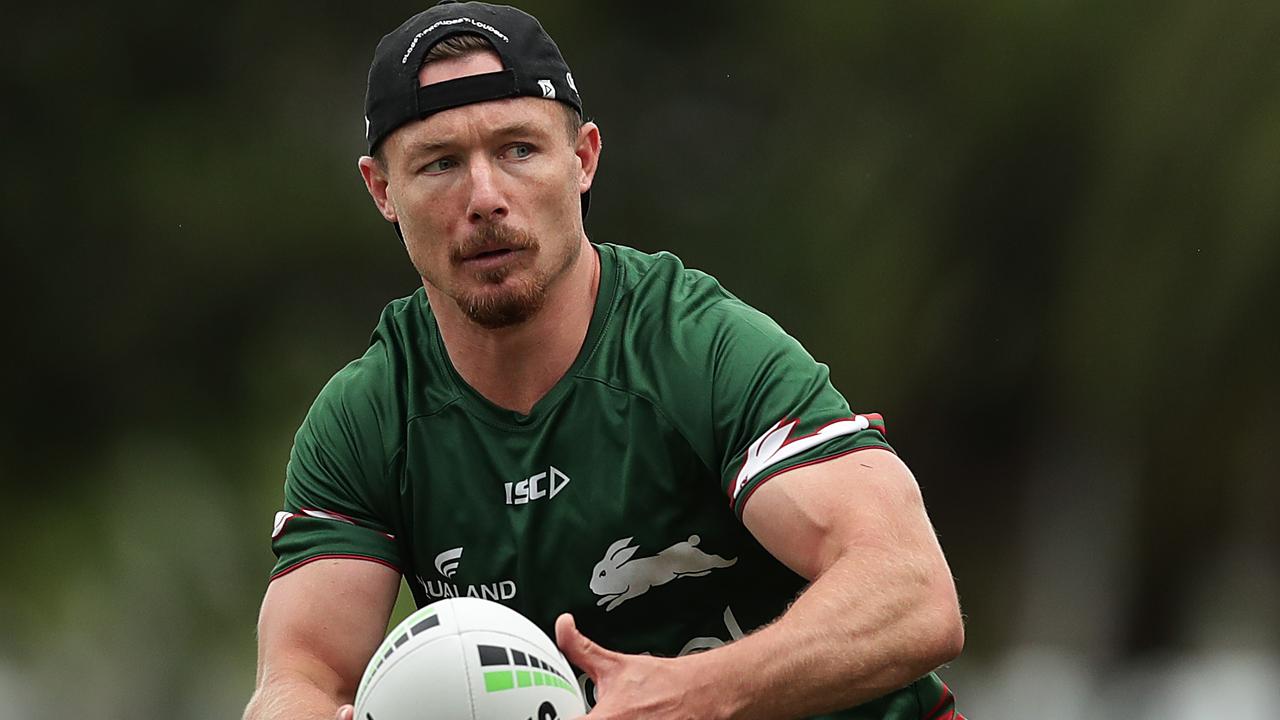 Damien Cook says Rabbitohs players will return in groups.