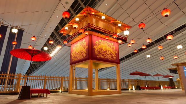 Omatsuri Hiroba at the international terminal building of Tokyo's Haneda airport