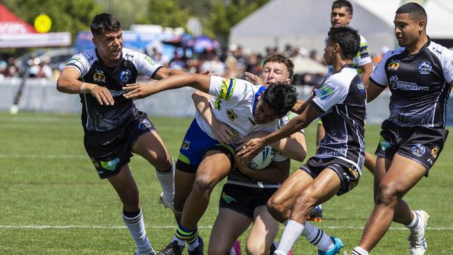 U17s boys Koori Knockout grand final, La Perouse Panthers vs Bundjalung Baygal Warriors. Picture: Andrea Francolini