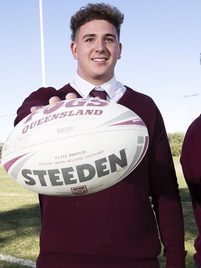 Seagulls new prop Felix Faatili of Wavell SHS. (News Corp/Attila Csaszar)