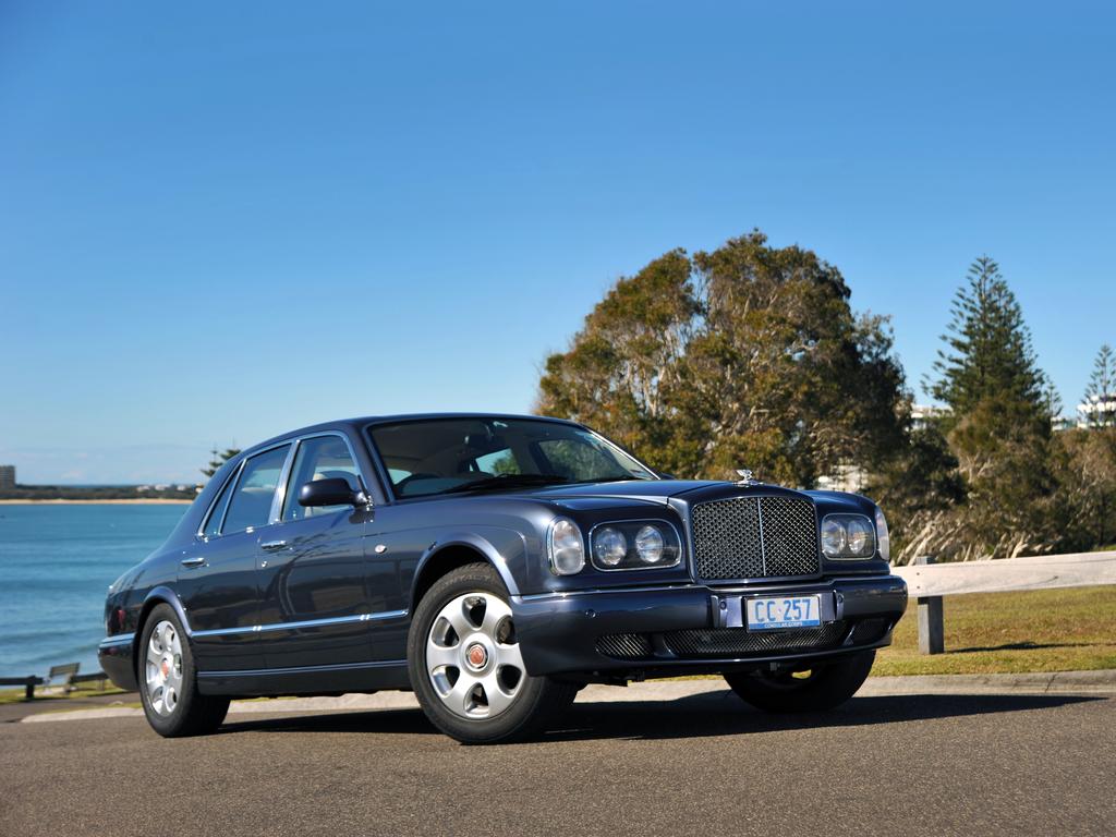 His car collection included a vintage Bentley Arnage.