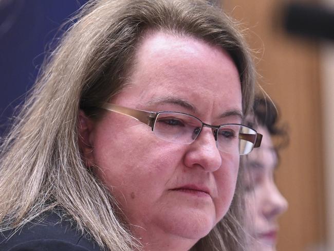 CANBERRA, Australia, NewsWire Photos. May 30, 2024: CEO of the Workplace Gender Equality Agency (WGEA) Mary Wooldridge appears at the Department of the Prime Minister and Cabinet, Budget Estimates 2024Ã¢â¬â25 at Parliament House in Canberra. Picture: NewsWire / Martin Ollman