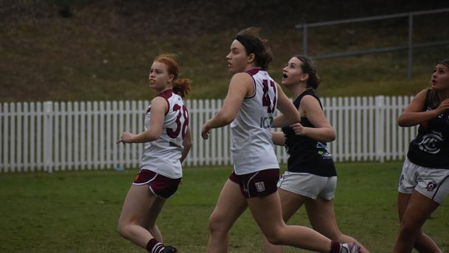 Under-17 Girls division 1 action between Wests and Tweed Coolangatta. Sunday May 14, 2023. Picture: Nick Tucker