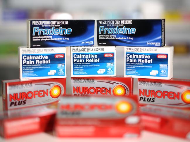 Drugs such as Panadeine and Nurofen Plus have been added to the list of high-risk drugs.