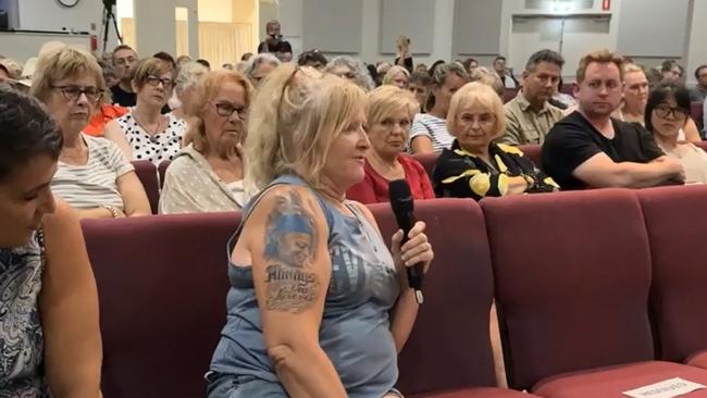 People at the forum listening to suspended Dr David Bruce Nixon. Photo: Supplied