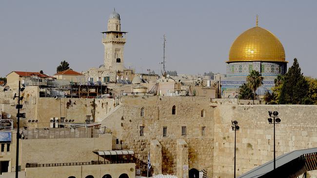 View of the Western Wall and the Dome of the Rock. Picture: Yoni Bashan.