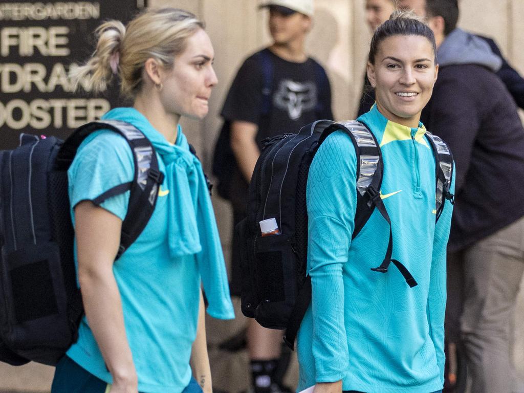Ellie Carpenter and Stephanie Catley (right) have both worked with Montemurro before.