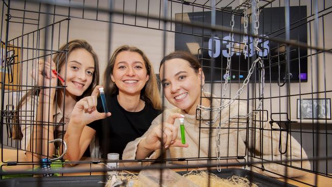 Taylah Murphy, Hannah Dawe, Sarah Tynan, Biomedical Science - Iris Lim is Assistant Professor of Biomedical Sciences at Bond University