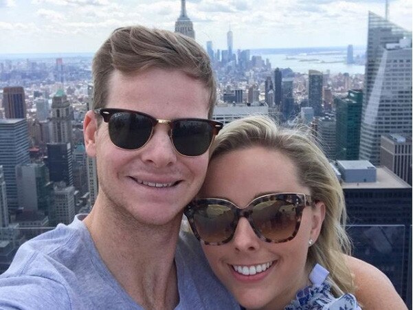 Steve Smith and wife Dani are huge fans of New York.