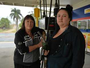 Mother-daughter team Chris Pollard and Courtney Pollard say they have been forced to close Valley Rural Services after thieves stole thousands of dollars worth of stock. Picture: Zizi Averill