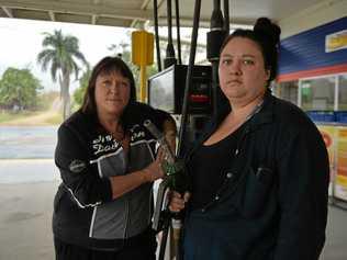 Mother-daughter team Chris Pollard and Courtney Pollard say they have been forced to close Valley Rural Services after thieves stole thousands of dollars worth of stock. Picture: Zizi Averill