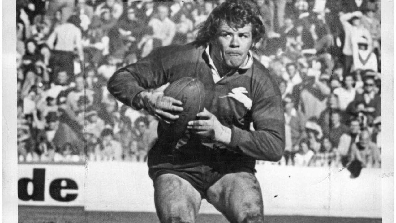 Bob McCarthy in his playing days for the Rabbitohs.