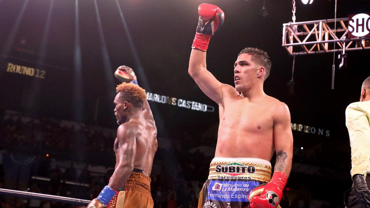 Jermell Charlo and Brian Castano will face off in a unification bout. Edward A. Ornelas/Getty Images/AFP