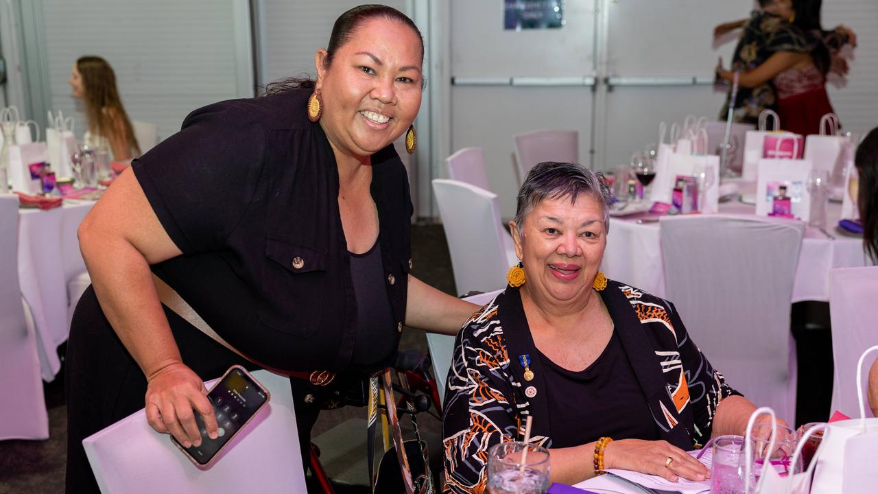 Melissa Tipo and Bilawara Lee OAM at the 2025 NT News Woman of the Year 2025. Picture: Pema Tamang Pakhrin