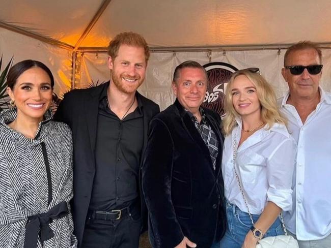 Prince Harry and Meghan Markle attended Kevin Costner's One805 Live! charity event in Santa Barbara. Picture: Instagram