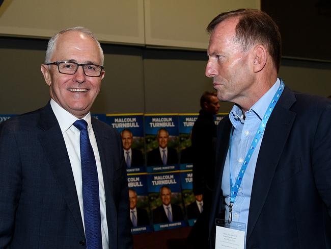 Malcolm Turnbull had a complicated relationship with Tony Abbott. Picture: Dan Himbrechts