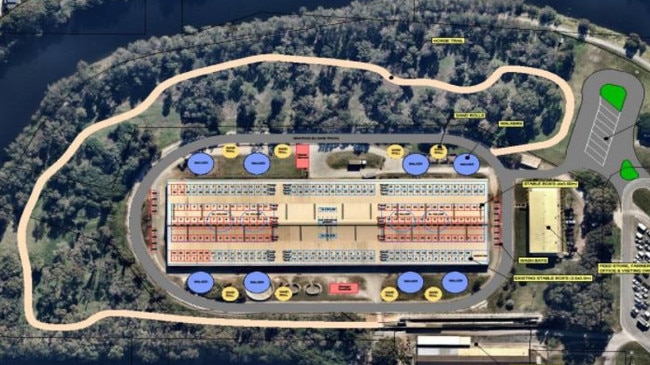 Proposed upgrade of Gold Coast Turf Club’s Traintech facility. Photo: Supplied.