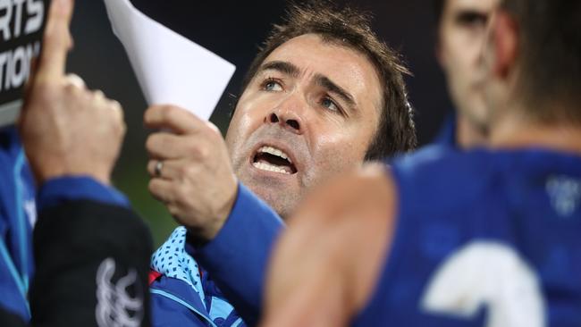 Brad Scott says coaches are to blame for the low scoring. Picture: Getty