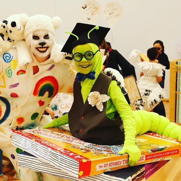 Daneve Frankish: My year 6 Book Worm. Quest Community News Book Week Photos. Albert & Logan News. Picture supplied.