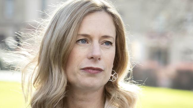 Tasmanian Labor leader Rebecca White at parliament, Hobart. Picture: Chris Kidd